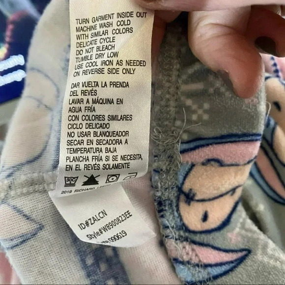 Disney 2X plush Eeyore pajama bottom LNC - Picture 6 of 6